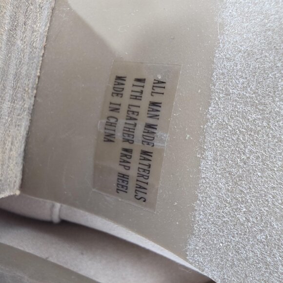 Dv Dolce Vita Boots Womens Size 9 Beige Perdue Ankle Western Booties - Picture 10 of 11